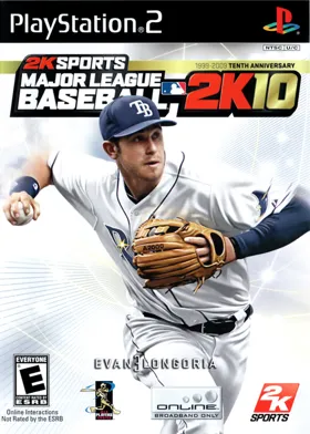 Major League Baseball 2K10 box cover front